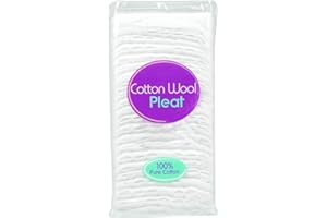 1ABOVE Super Soft Cotton Wool Pleat,100% Pure Cotton, 80G (Pleat)