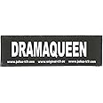 Interchangeable Patches, 1 pair, DRAMAQUEEN, Size: Small, Black