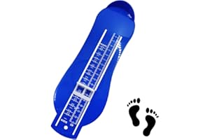 TYGFRT 1 Piece Foot Measurer for Kids, Foot Measurer, Shoe Size Measurement Ruler, Tool for Measuring Foot Size, Foot Length Measurer, Foot Measurer (Blue)