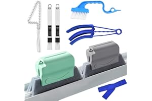 KUIZHEN Fensterrillen Reinigungswerkzeug, 7 Stück Fensterrillen Reinigungsbürste Reinigungsbürsten für Fenster für Ecken Badezimmer Küche Fliesenreinigung bürste