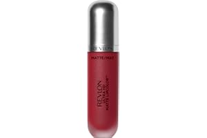 Revlon Ultra HD Mat Lipcolor, Rouge à lèvres Liquide Mat Velouté Léger, tons Rouge/Corail, Passion (635), 6 ml