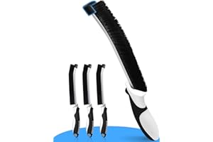 Redamancy Brosse de Nettoyage des Interstices 4 pièces, Brosse Salle de Bain, Brosse de Nettoyage à Poils Durs pour Rainure Fenetre, Salle de Bain, Toilettes, Cuisine