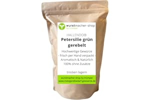 Petersilie getrocknet gerebelt grün frische Ware | wurstmacher-shop by trümper HALLENDO® (100g)