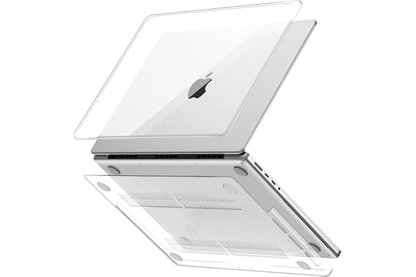 GPXIIZ Coque Compatible avec MacBook Pro 14 Pouces M5 M4 M3 M2 M1 Pro/Max 2026-2021 A3426 A3427 A3434 A3112 A3185 A3401 A2918 A2992 A2779, Étui de Protection Rigide en Plastique 14,2", Cristal Clair