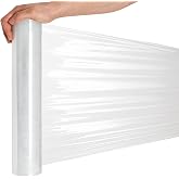 RAGO&reg; Transparent Film for Packaging 150 m I Rolls of Plastic 900 g I Film | Thickness 23 &micro;m I Wraparound Hand Pallet Film I
