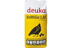 AONELAS Deuka Vomigo Legemehl, Hühnerfutter 25kg, gegen die rote Vogelmilbe, Alleinfutter Mehl