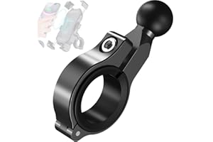 iMESTOU 17mm/0.67" Handlebar Ball Base Bike Phone Mount Bar Adapter Aluminum Universally Fits to 22mm-32mm Handlebar Diameter