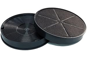 KEENBERK Aktivkohlefilter - passend für Franke 112.0016.755/1120016755 / 112.0157.240/1120157240 / 112.0169.114/1120169114 / 6093049/6093021-1 Paar Kohlefilter