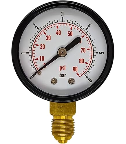 WIKA Glycerin-Manometer 63mm 0-4 Bar - Robuster Druckmesser Für Industrie Und Handwerk