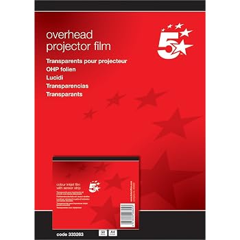 Feuilles D'Acétate Rouge Transparent A3 - 10 Feuilles Plastique Pour Artisanat & Projection OHP
