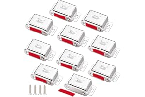 Imanes Puertas Armario Fuerte Jiayi 10 Piezas Imanes Cierre Puertas Armario 14KG Imanes para Puertas de Muebles Cierre Magnetico Puerta Cocina Cierre Pestillo Puerta Cerradura Iman Cajones Magnetica
