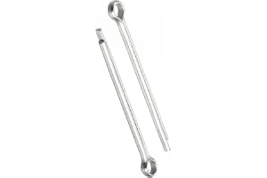 TA-VIGOR Split Cotter Pin, 2.5mm x 50mm Solid Stainless Steel 2-Prongs Split Pin Fastener Clip Key, 30Pcs Silver