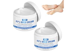 MATSIZEN Urea Cream 42%,Urea Cream - Crema para pies con urea, repara la piel seca y áspera en los talones, crema eliminadora de callos para pies y manos muy secos (100 ml)