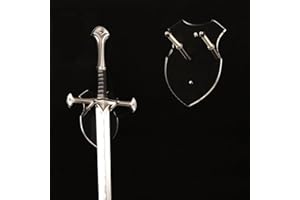 WANLIAN Supporto da parete per spada con gancio da parete per spada per pugnale con lama chiave senza spada, display verticale (1 set trasparente)