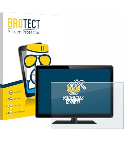 BROTECT Schermbeschermer 15.6 voor Laptops met 15.6 inch Display (39.6 cm) [345 mm x 194 mm, 16:9] Screen Protector Transparant
