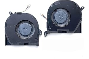 ANNESA Fleshy Leaf CPU+GPU Cooling Fan Replacement for Dell XPS 2020 Year 15 9500 9510 Precision 5550 Series EG50050S1-CG30-S9A EG50050S1-CG00-S9A DC5V 009RK6 0DJH35