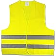 Gilet De Signalisation Orange Taille L – Norme DIN EN 20471, Pratique Avec Sa Pochette