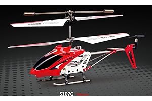 SATKIT Hélicoptère Radio Control SYMA 107G 22 cm, 3, 5 canaux, Gyroscope,