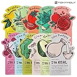 Tonymoly I'm Real Skin Care Facial Mask Sheet Package (ALL - 11 Sheets) by TONYMOLY