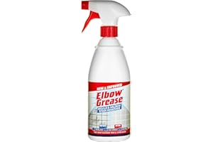 Elbow Grease Mould & Mildew Stain Remover Spray, Bathroom Cleaner - Cleans Baths, Showers, Toilets & Tiles (700ml)
