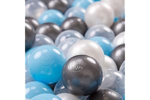 KiddyMoon Soft Plastic Play Balls ∅ 7Cm/2.75In Multi-Colour Made In EU