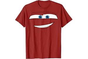 Disney Pixar Cars Lightning McQueen Big Face T-Shirt