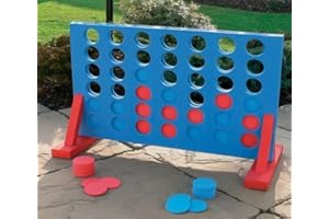 Unibos | Classic Giant 4 In A Row Game For Kids Ages 3+, EVA FOAM, Portable, Fun Strategy Toy Ages 3+, Family & Kids Fun, Essentials For Camping & Family Trips (4 in A Row)