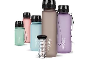 720°DGREE Borraccia “uberBottle“ +Infusore - Senza-BPA, Prova di Perdite - Bottiglia, Borracce d'Acqua Sportiva per Bambini, Scuola, Palestra, Ciclismo, Gym, All'aperto, Escursioni, Viaggio, Lavoro
