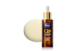 ‎NIVEA NIVEA Anti-Age Serum, Anti-Falten Serum mit Q10 mildert Falten und beugt ihrer Neuentstehung vor, straffendes Gesichtsserum mit Glycostop, Q10 Anti-Falten Experte Dual Action Serum (30 ml)