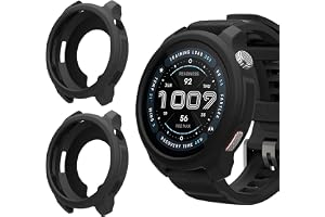 GIOPUEY Funda kompatibel med Amazfit Balance 2, [2-pack] Mjuk TPU Silikonfodral Skyddande Fodral