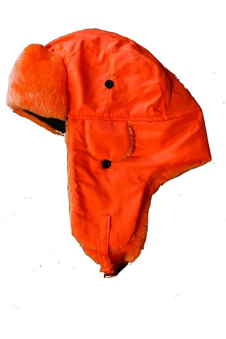 Chapka Trappeur Fluo Vert Taille 60cm - Bonnet Chaud Doublé Mixte Homme/Femme | Polyester