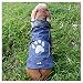 Produktbild jeerui® Wintermantel für Hunde aus Fleece und Nylon Wasserdicht Kleidung für Hunde verstellbar und warm