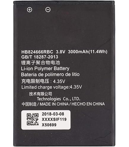 NEWASHAN Battery 3000mAh 3.8V Compatible With Huawei Router Portable E5577 E5783-836 E5785 E5787 Mobile WiFi Hotspot Modem Mobile Wifi HB824666RBC Rechargeable Li-ion Battery - View #5