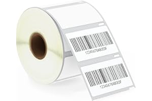 BETCKEY - 1 Rolle 11354 Etykiet Kompatybilne z DYMO S0722540, 57mm x 32mm, 1000 Etykiety Uniwersalne Sztuk do LabelWriter 450 4XL, NIE do 550/5XL