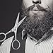 Beard & Moustache Scissors With Comb For Precise Facial Hair Trimming - Sharpness and Stainless Steel Give These Scissors Durability That Will Last, Pouch and Box Protect The Set, Order Your's Now!