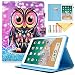 Produktbild Uliking iPad 9.7 2018/2017 Hülle, iPad Air 2 Hülle, iPad Air Hülle, [Eckschutz] [Auto Wake/Sleep] [Crad Slot] Premium PU Leder Stand Cover für Apple iPad 6. / 5. Gen, iPad Air 1/2