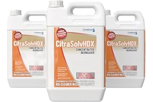 CHEMIPHASE Citrasolv HDX - Oil Degreaser | Rig Cleaner Wash Detergent 4 x 5 Litres