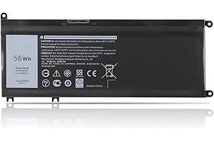 HUBEI 33YDH Remplacement de la batterie de l'ordinateur portable pour Dell Inspiron 17 7000 7778 7779 7786 7773 15 7577 G3 3579 3779 G5 5587 G7 7588 Latitude 13 3380 14 3490 15 3590 3580 P30E (15.2V 56Wh)