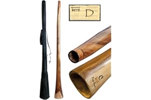 TERRÉ Didgeridoo in eucalipto, altezza tonda D ca. 165-175 cm, professionale, perfetto per toots