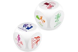 Ainiv 2PZ Cubo Antistress, Cubo Antistress da Ufficio, Cubo Colorato per Alleviare Lo Stress con 6 Divertenti Azioni, Giocattolo Antistress, Regalo per Colleghi, Regalo per Ufficio - Modello Ritratto