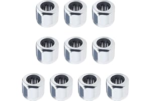 Create idea 10PCS Needle Roller Bearings One Way Octagonal Bearing for Machinery Machine Tool Pump Compressor Transmission Spin Mop Bucket 8mm ID 14mm OD 12mm Width
