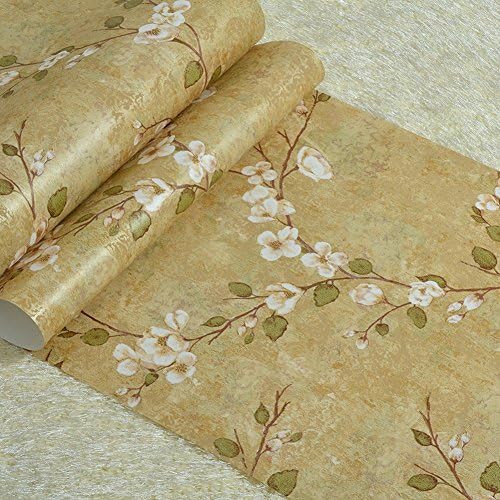 Vintage American style Village Non-woven wallpaper,Bedroom study Living room Tv background wall Sofa setting Home decor-E 0.53m*10m(20.8x393.7inch)