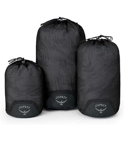 COCOON Mesh Stuff Sack – Set Mit 4 Netzbeuteln (XS Bis L), Transparentes Polyester-Mesh, Mit Kordelzug – Für Reisen & Outdoor COCOON Mesh Stuff Sack – Set Mit 4 Netzbeuteln (XS Bis L), Transparentes Polyester-Mesh, Mit Kordelzug – Für Reisen & Outdoor