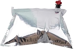 JAYRUIT 5 bolsas de repuesto para monedero de vino de 5 L, para bolsa en caja, contenedor de bebidas, dispensador de vino, bolsa en caja con grifo de mariposa