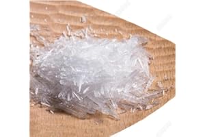 CRIGEMA - Mentol de cristales - 50 gr - 100% puro - Empaquetado en una bolsa con cremallera resellable (50 gramos)