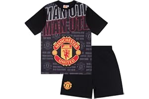 Manchester United F.C. - Krótka piżama chłopięca - na prezent - oficjalne gadżety i akcesoria piłkarskie