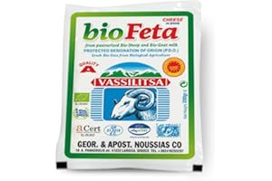 TIRRITO Vassilitsa Bio Feta Glutenfreier Schafskäse, 5 x 200 g