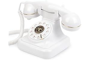 Sangyn Audio Gästebuch Hochzeit Telefon Audio Gästebuch Telefon mit Voicemail, Unterstützen Sie Individuelle Audio-Nachrichten, Hochzeitstelefon für Partys Hochzeiten Geburtstage Geständnisse, Weiß