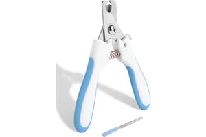 GENERIC AIXINPET Dog & Cat Nail Clippers and Trimmers - with Free Nail File, Protective Guard to Avoid Over Cutting, Extra Sharp Blade - Suitable for Small to Large Dogs & Cats, Birds & Rabbits