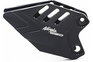 AFGIFT Motorrad Sturzpads Für Kawasaki Ninja 650 Z650 Ninja 650 Motorradzubehör Fußraste Fußstütze Vorderradbremszylinder Fersenplatten Schutzfolie (Farbe : Black, Size : Ninja 650)